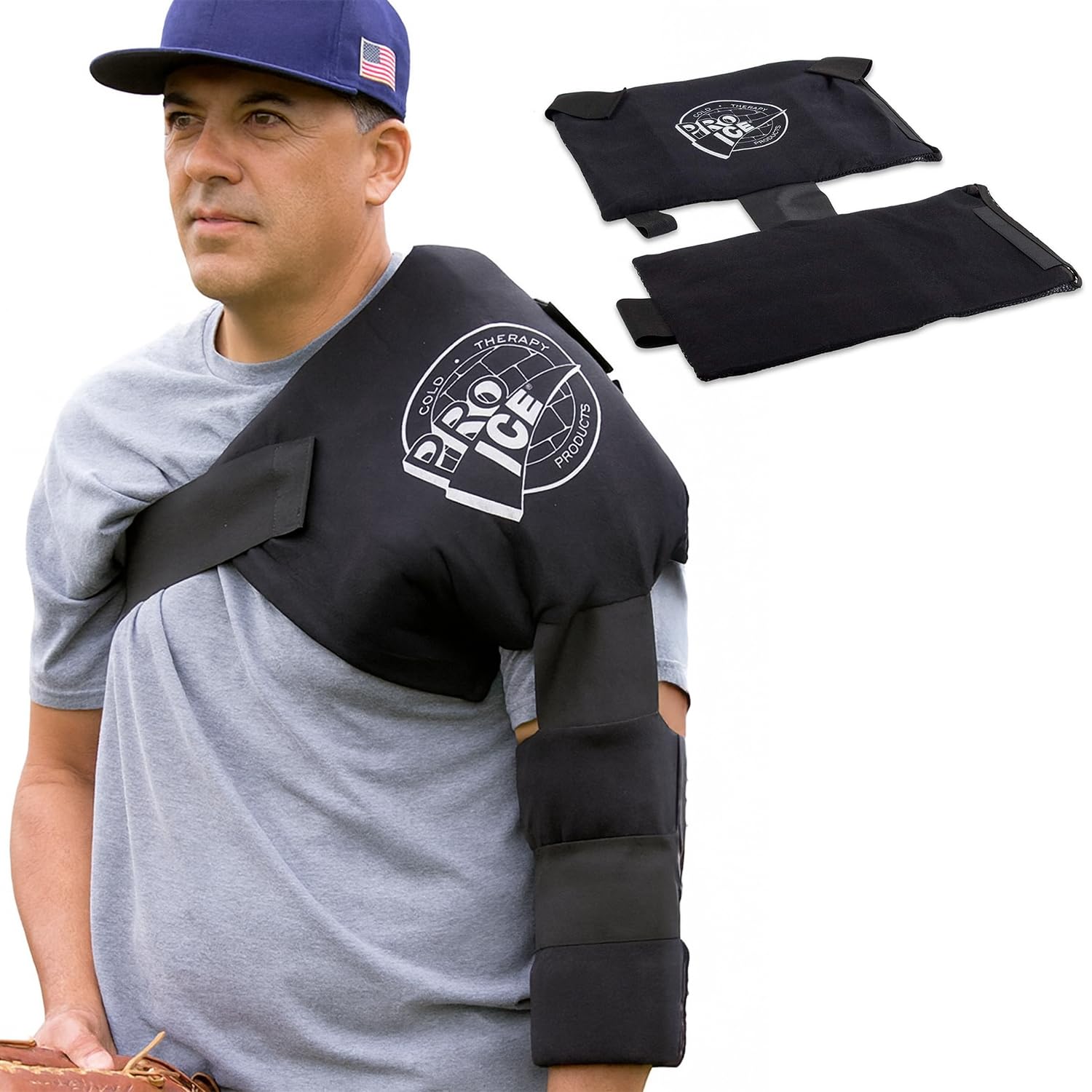 Premium XL Size Ice Cold Therapy Wrap for Shoulder, Elbow and Arms - PI 240